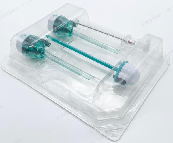 Buy cheap 5mm Disposable Bladeless Trocar Kit Plastic Trocar Set for Laparoscopic Surgery from wholesalers