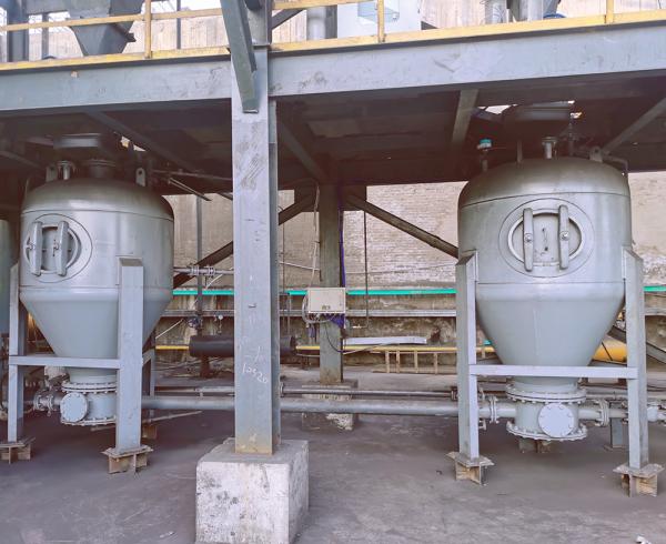 Buy cheap Pneumatic Conveying System Bin Pump For Desulfurization Ash High Pressure Transport from wholesalers