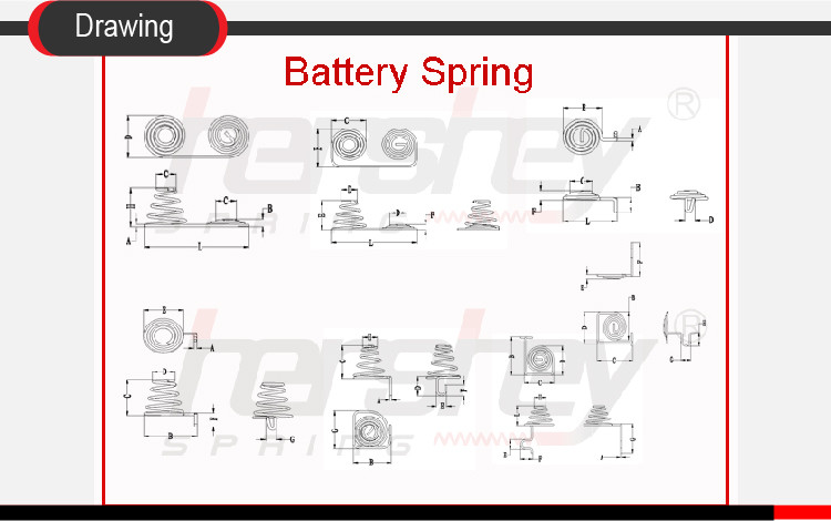 Keystone 4x AA AAA Battery Coil Spring Holder Parts Contacts Design