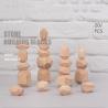 Buy cheap Montessori Nordic Wooden Stone Stacking Game Creative Wood Toys from wholesalers