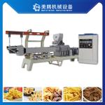 ABB Siemens Wheat Flour Snack Making Machine Double Screw Extruder 150kg/H
