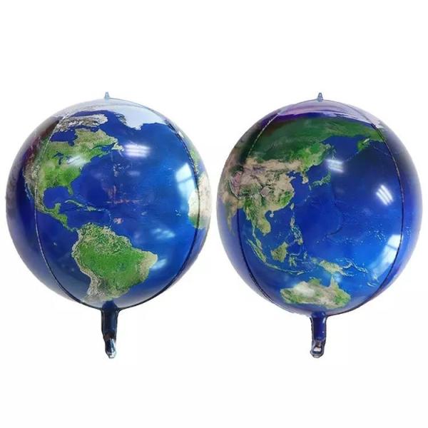 Buy cheap Wholesal 22 Inch Advertisement 4D Round Blue Planet Earth Helium Foil Balloons from wholesalers