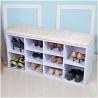 Buy cheap Melamine MDF Wooden Grid 100cm Width Entryway Shoe Bench from wholesalers