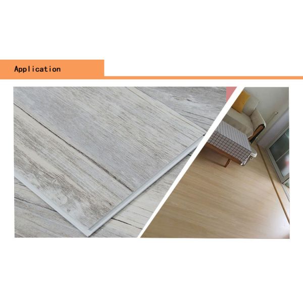 Waterproof Spc 5mm Rigid Core Vinyl Floating Floor 20mil Wear Layer Click Flooring Plank