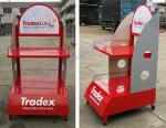 2 Tiers Lubricant Display Stand Oil Display Rack