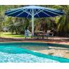Buy cheap Outdoor Commercial 5M 6M 7M Square Garden Parasol Umbrella With LED Lights from wholesalers