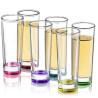 Buy cheap High White Glass Customized Color Logo Tequila Shot Glass , Crystal Shot Glasses from wholesalers