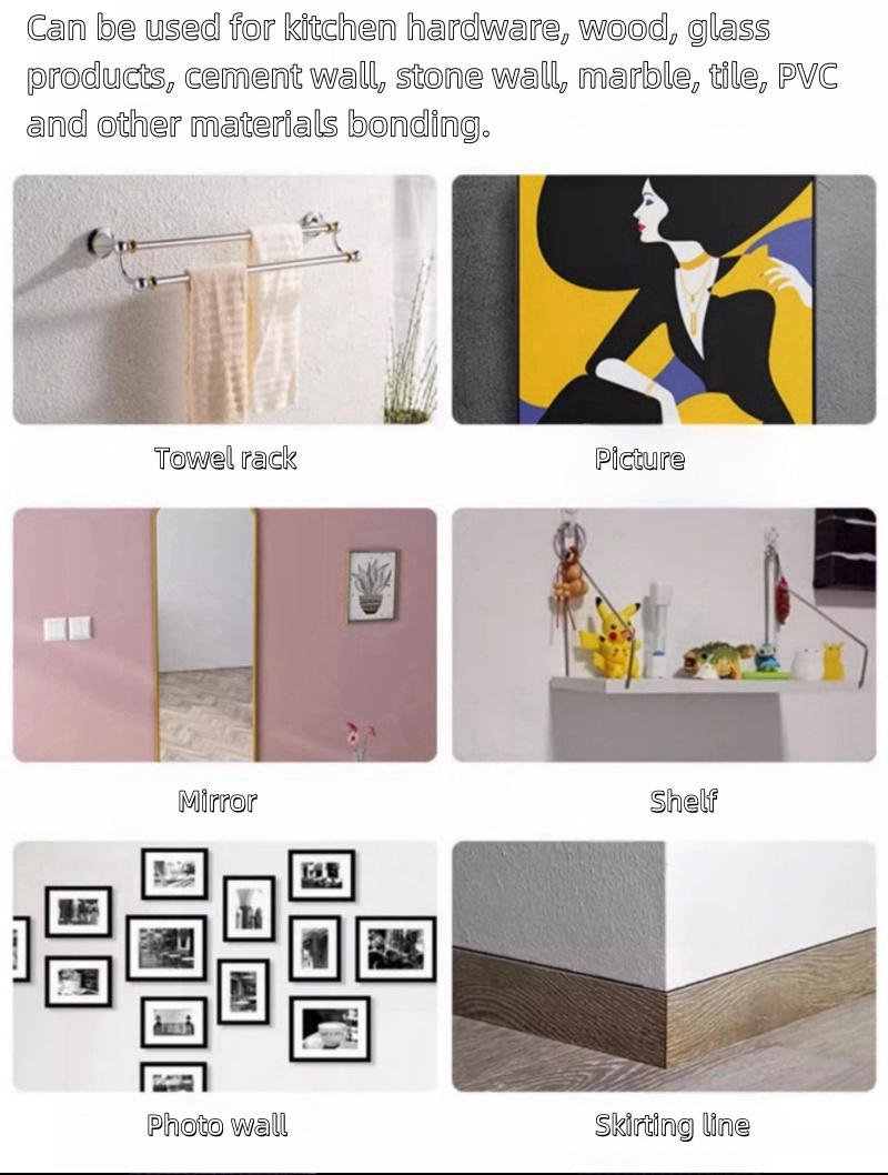 Bathroom Hardware Pendant Nail Free Adhesive Sealant Bathroom Hardware Pendant