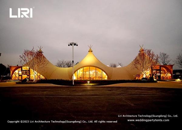 Buy cheap Large Indian Pergola Teepee Wedding Decoration Tents Hot Spring Vacation from wholesalers