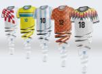 Sublimation Print Football Player Shirt Custom Logo Body L67cm Short Sleeve Polo