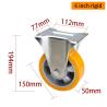 Buy cheap 6 Inch Caster Wheels Heavy Duty 550kg Load Caster Wheel Mounting Plate from wholesalers