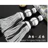 Buy cheap Delicate custom long tassel fringe trimming for curtain attractive tieback hanging ball from wholesalers