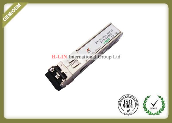 Buy cheap Hot Pluggable 10G SFP+ BIDI Fiber Optic Transceiver with Metal Enclosure RoHS from wholesalers