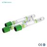 Buy cheap Plastic Green Gel Lithium Heparin Vacuumed Tubes For Blood Collection from wholesalers