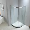 Buy cheap Sector aluminium shower enclosure 1000*1000 with two sliding doors and two fixed panels from wholesalers