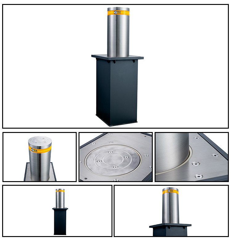 K6 Automatic Rising Bollards 6s Raise Access Control 20m Outdoor