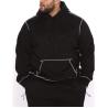Buy cheap Autumn Windproof Pullover Hoodie Unisex Plain Hoodies Contrast Stitching Top from wholesalers