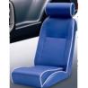 Buy cheap Universal Blue PVC Sport Racing Seats With Deep Thing Bolsters / Bucket Car Seat from wholesalers