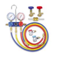 Buy cheap Aluminum Commercial Refrigeration Repair Parts HVAC AC Manifold Gauge kit product