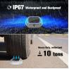 Buy cheap Aluminum IP68 Waterproof Solar Powered Driveway Dock Lights for Outdoor Stairs Step Fence Yard Patio from wholesalers