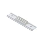 ABS Fiber Optic Cable Clamp Single Fiber Fix Duct White YH1059