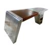 Buy cheap Hotel Vintage Table Leather And Aluminum Conference Desk from wholesalers