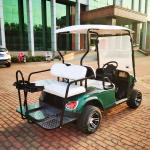 Green Color Mobility Chariot Road Legal 4 Seater Golf Cart 2000w 4 Wheel Dual