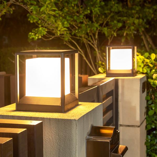 Buy cheap Die Cast Aluminum Solar Pillar Light 5 Watt E27 Base For Outdoor Driveway from wholesalers