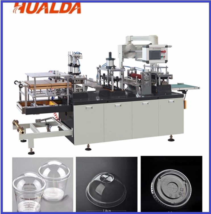 Vacuum Forming Food Container Making Machine For Mini Cake / Chocolate