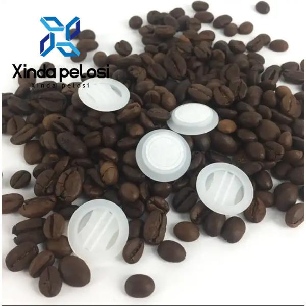 Recyclable One Way Degassing Valve Coffee Bags For Air Exhaust Coffee Bean