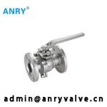 Stainless Steel Lever Operated Ball Valve 2 Inch PTFE Seat Flanged RF Industrial