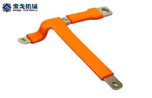 Buy cheap RoHS Compliant Nickel Plated PVC Cover Bending Copper Bus Bar for Custom Requirements from wholesalers