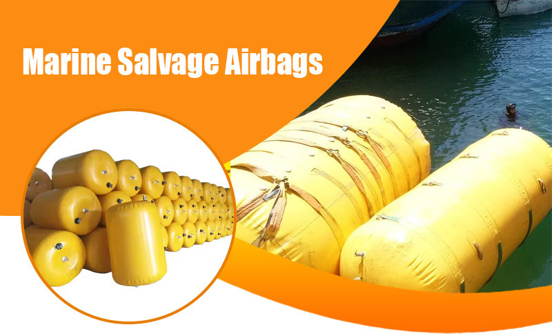 Reinforced Salvage Air Bags For Ship Recoery 6 Layer Construction Wear Resistant