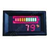 Buy cheap Adjustable battery gauge 10 Bar LED Digital Battery Discharge Indicator for electric LSV NSV golf carts 12V up to 200V from wholesalers
