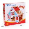 Buy cheap Mansion 38cm Wooden Doll House Toys Furniture Colored from wholesalers