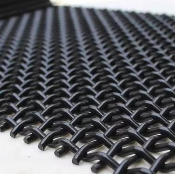 Buy cheap Wholesale 65Mn Stainless Steel Mine Crimped Wire Screen Mesh Hooked Sieving Mesh from wholesalers