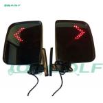 Buy cheap ABS Adjustable Golf Cart Mirrors With Turn Signals No Vibration For Golf Car from wholesalers