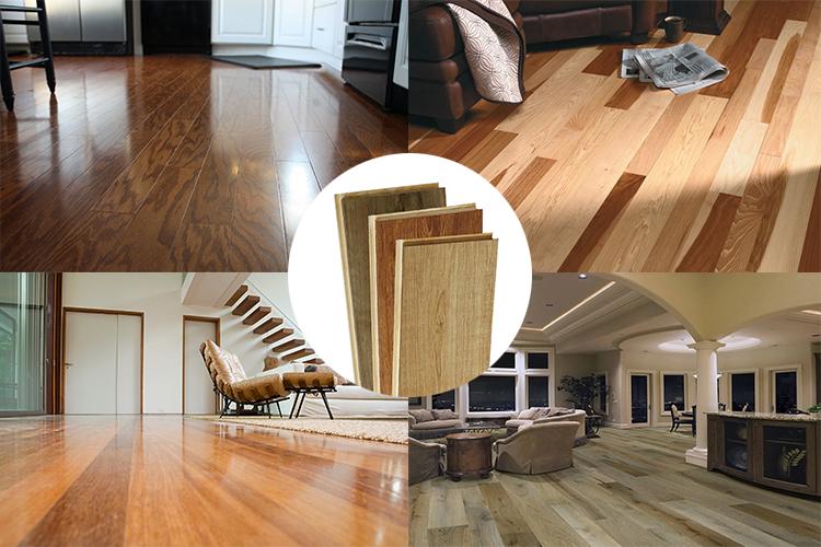 Durable Oak Timber Engineered Flooring Scratch Resistant Underfloor Heating Compatible
