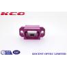 Buy cheap Female OM4 MPO MTP Fiber Optic Adapters With Violet Pink Color Full Flange MPO Adaptor from wholesalers