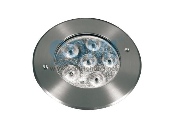 6 * 2W or 3W 18W Slim Type Design LED Underwater Pool Lights Diameter Φ160mm For