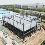 Multi storey Steel Frame Commercial Building With Bolt Connection Form