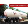 Buy cheap 52000 Liters LPG Tank Trailer Mechanical / Air Suspension Max Payload 25 Tons from wholesalers
