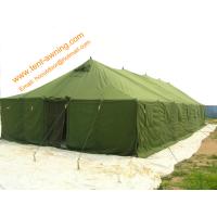 Buy cheap Outdoor Pole-style Galvanized Steel Waterproof Canvas Large Military Tent product