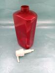 Hot Stamping​ Big Shampoo Bottles , Pump Cosmetic Bottles PET Material