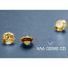 Buy cheap VVS1 Round Yellow Colored Moissanite 6.5 MM 1 Carat 4 Carat from wholesalers