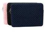 7mm Foam Padding Laptop Sleeve Bags Grey Compression Film Design With Zipper