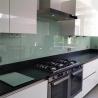 Buy cheap High Temperature Resistant 4mm 5mm Decorative Kitchen Glass Splashbacks Tempered Back Painted from wholesalers
