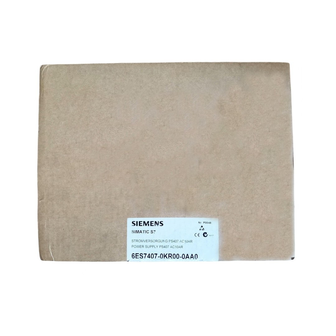 SIEMENS SIMATIC PLC S7-400 6ES7407-0KR00-0AA0 POWER SUPPLY PS407 10A UC 120/230V 5VDC/10A