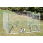 Rust Resistant Galvanized Steel 4x4m Dog Run Kennel