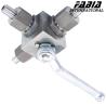 Buy cheap Manual High Pressure Tee Butt Welding Ball Valve from wholesalers